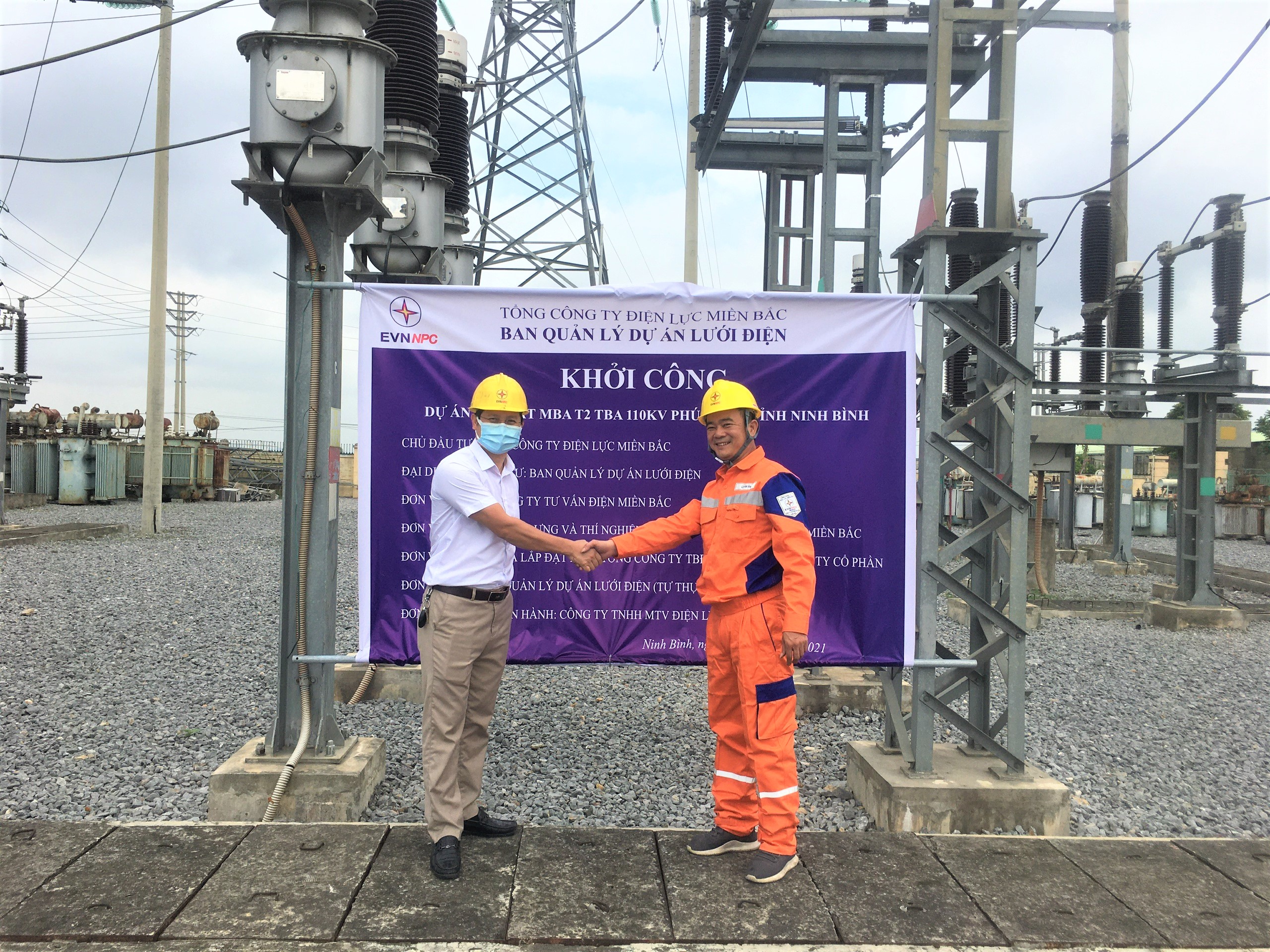 Dự án Lắp đặt MBA T2 TBA 110 kV Phúc Sơn, tỉnh Ninh Bình